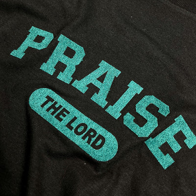 Camiseta Feminina Preta Praise The Lord