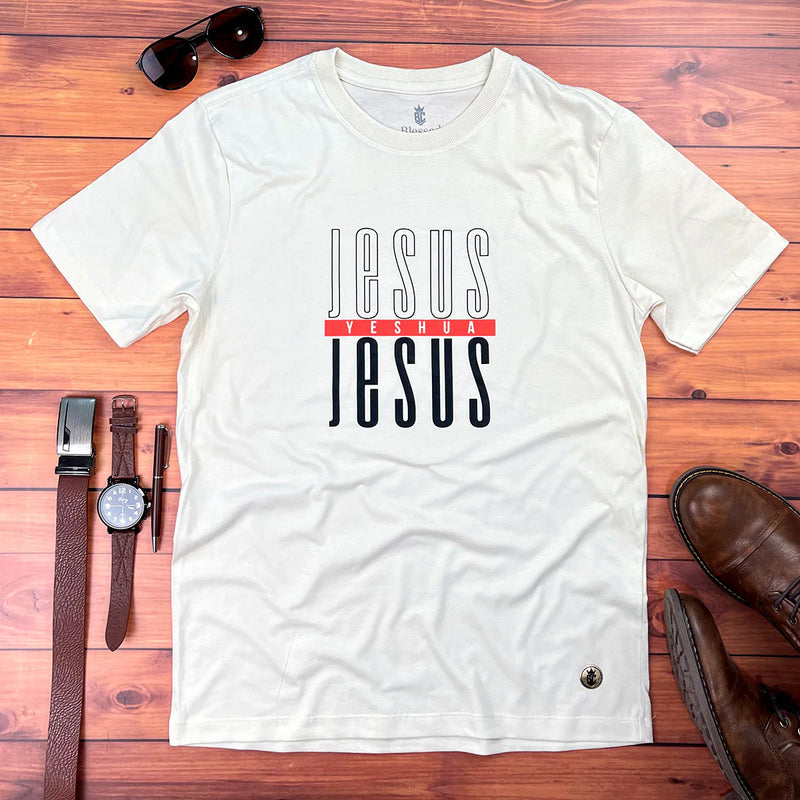 Camiseta Masculina Off White Jesus Yeshua