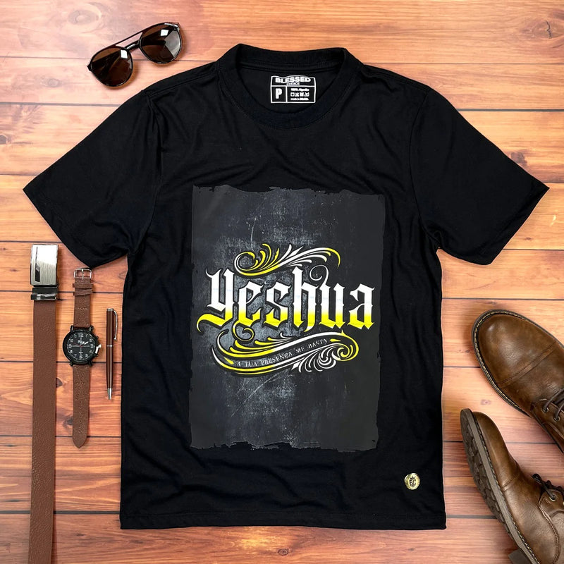 Camiseta Masculina Yeshua A Tua Presença Me Basta