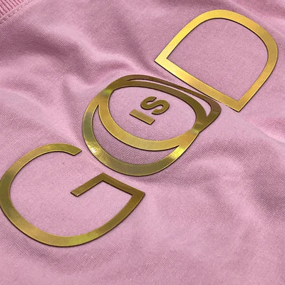 Camiseta Feminina Rosa God Is Good