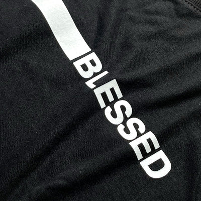 Camiseta Masculina Preta Blessed Barra