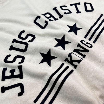 Camiseta Masculina Off White Jesus Cristo King